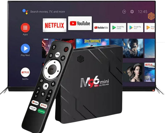 M96 Android 13 Media Smart TV box 64GB   4K - 8K  4G RAM