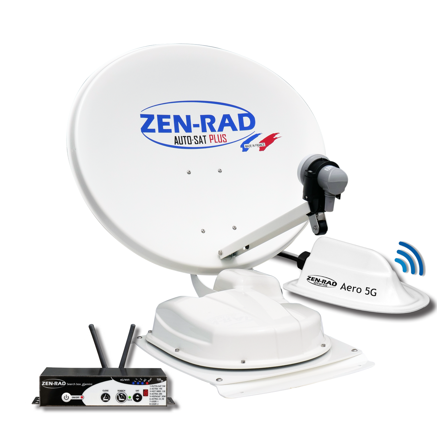 đ·ïž Pack TV Media Antenne satellite automatique + Internet - AUTO-SAT 4Gemini 60