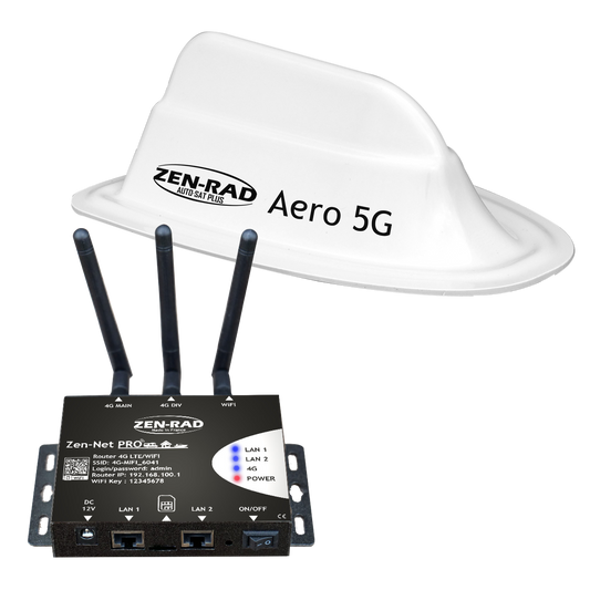 Pack Routeur Internet WiFi ZEN-NET PRO 4G  + Antenne Internet 5G Aero