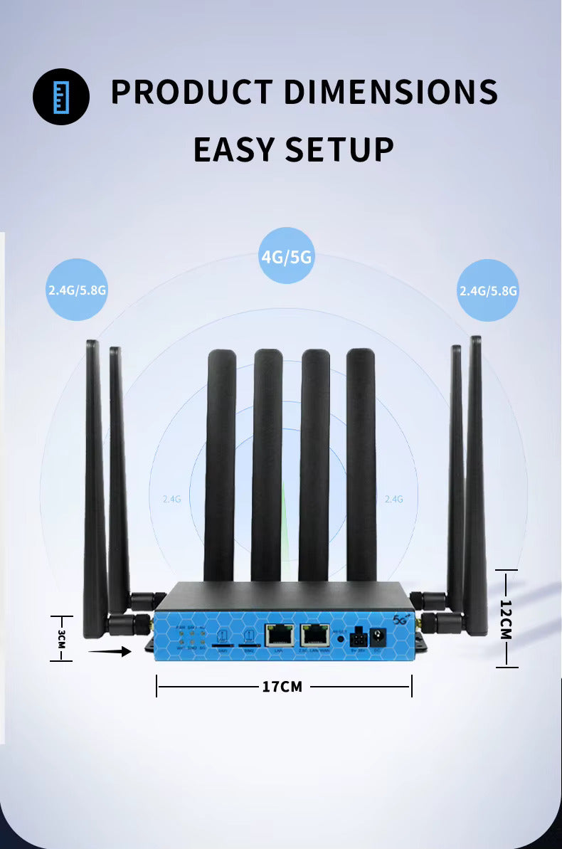 Pack Internet Stratos Pro - antenne 5G/4G + routeur ZEN-NET PRO 5G - idéal camping-cars