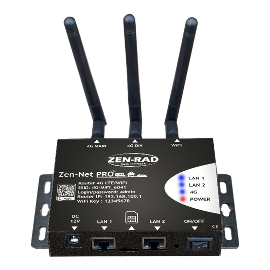 Routeur Internet ZEN-NET PRO 4G - Idéal pour les camping-cars
