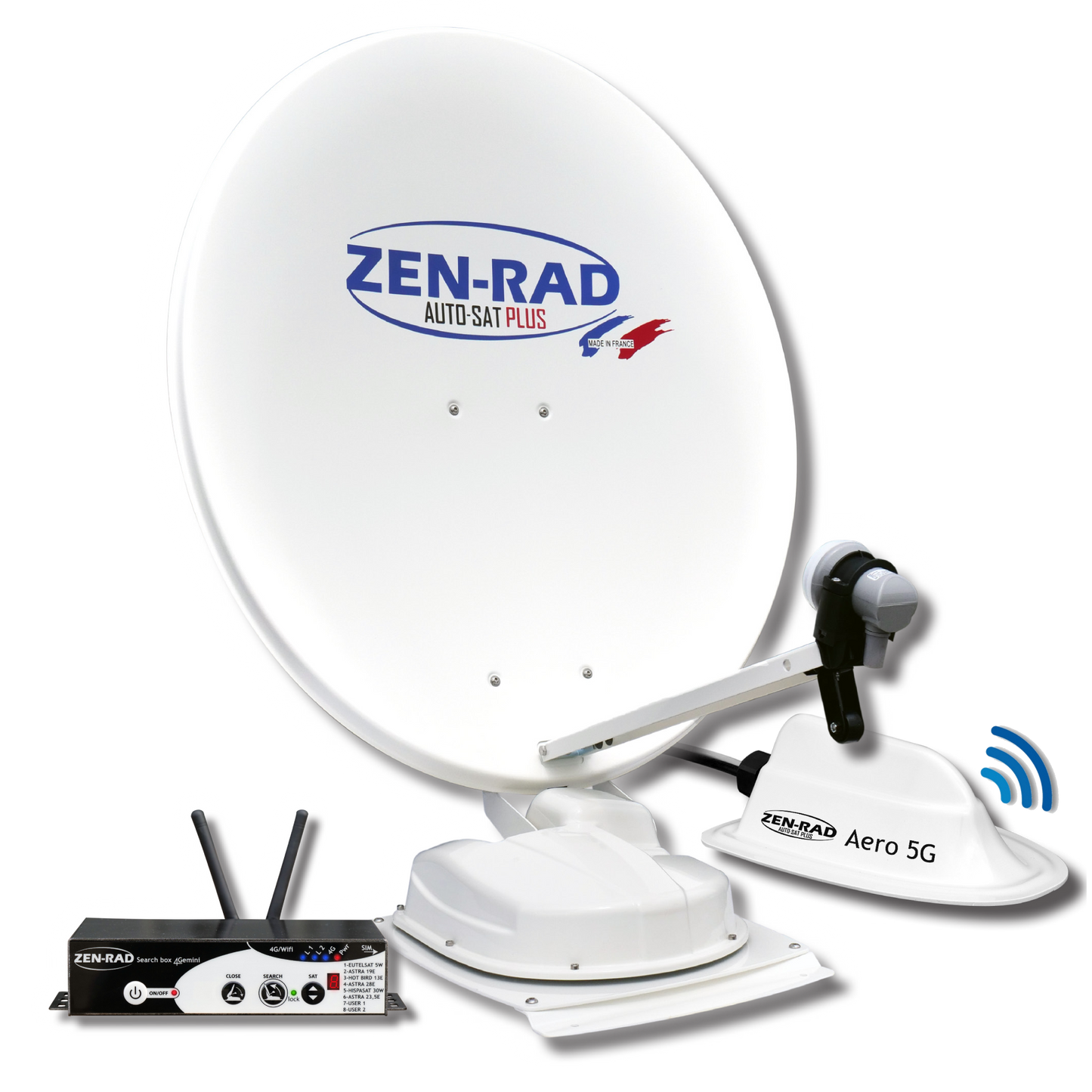 🏷️Automatische Satellitenantenne + Internet - AUTO-SAT 4Gemini 85 + SUCHFELD 4Gemini
